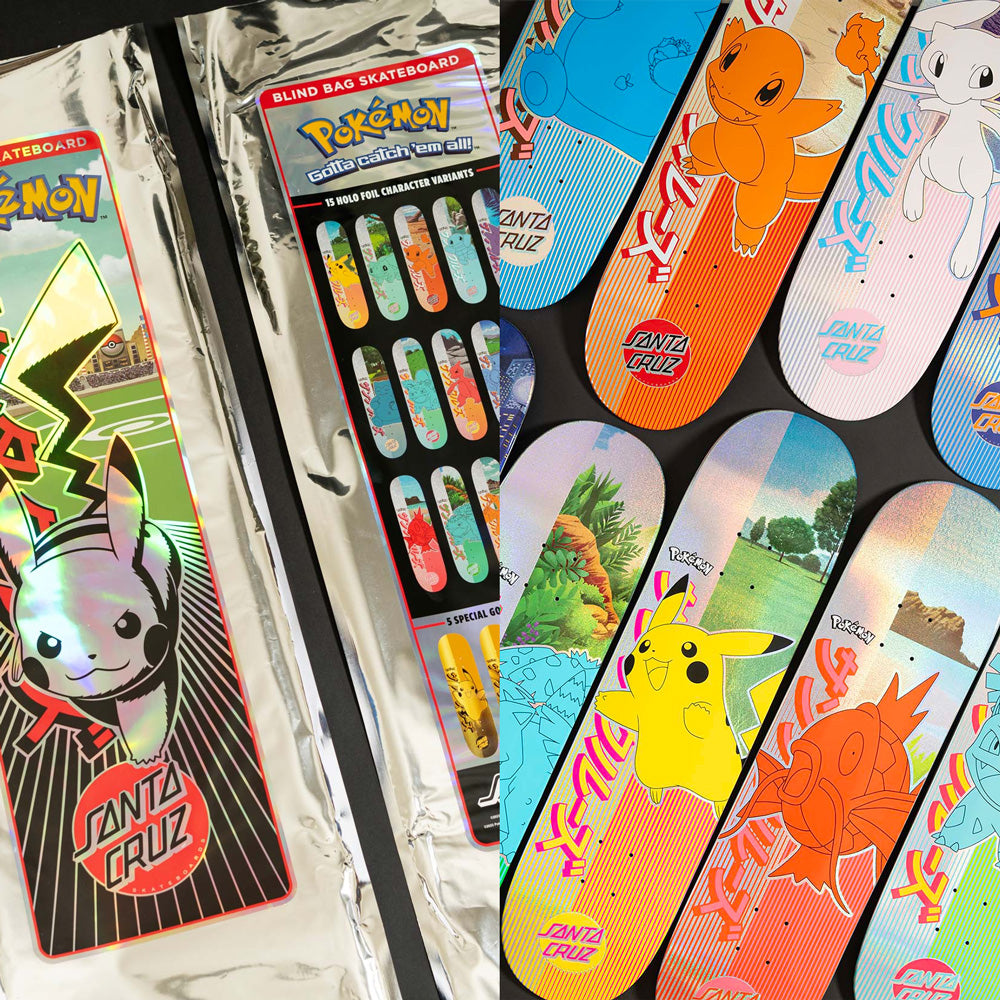 8.0in x 31.6in Pokémon BLIND BAG SKATEBOARD DECK