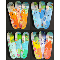 8.0in x 31.6in Pokémon BLIND BAG SKATEBOARD DECK