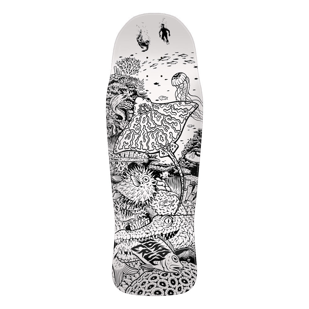 10.34in x 30.54in WINKOWSKI AQUATIC MY COLORWAY PRO SKATEBOARD