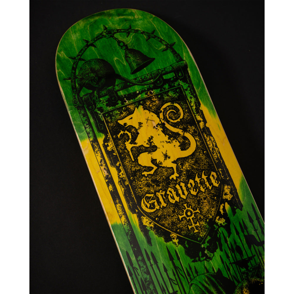 8.3in x 32.2in GRAVETTE MESSENGER VX PRO SKATEBOARD DECK