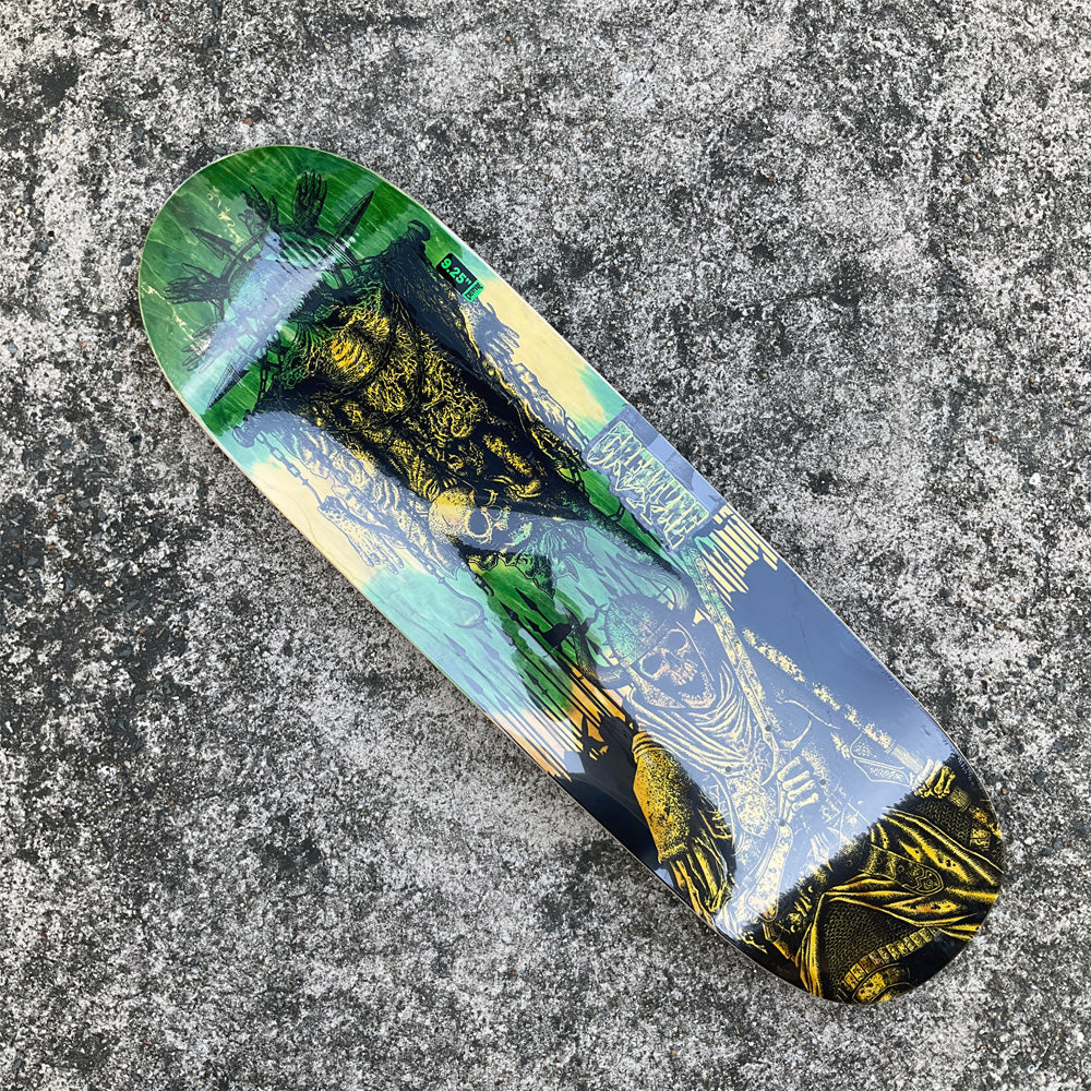 9.25in x 31.95in TEAM MESSENGER VX TEAM SKATEBOARD DECK