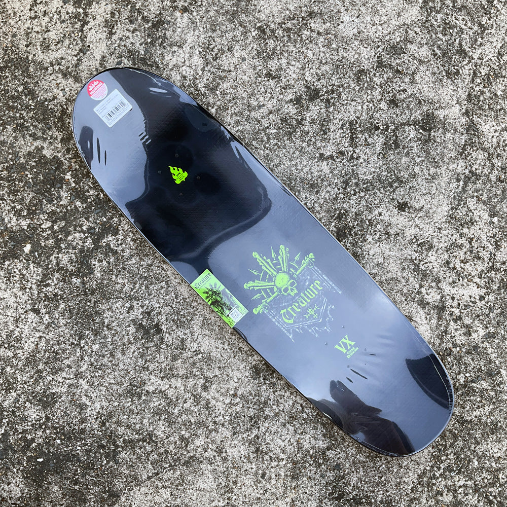 9.25in x 31.95in TEAM MESSENGER VX TEAM SKATEBOARD DECK