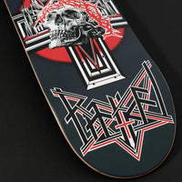 8.51in x 31.88in BAEKKEL METAL XX PRO SKATEBOARD DECK