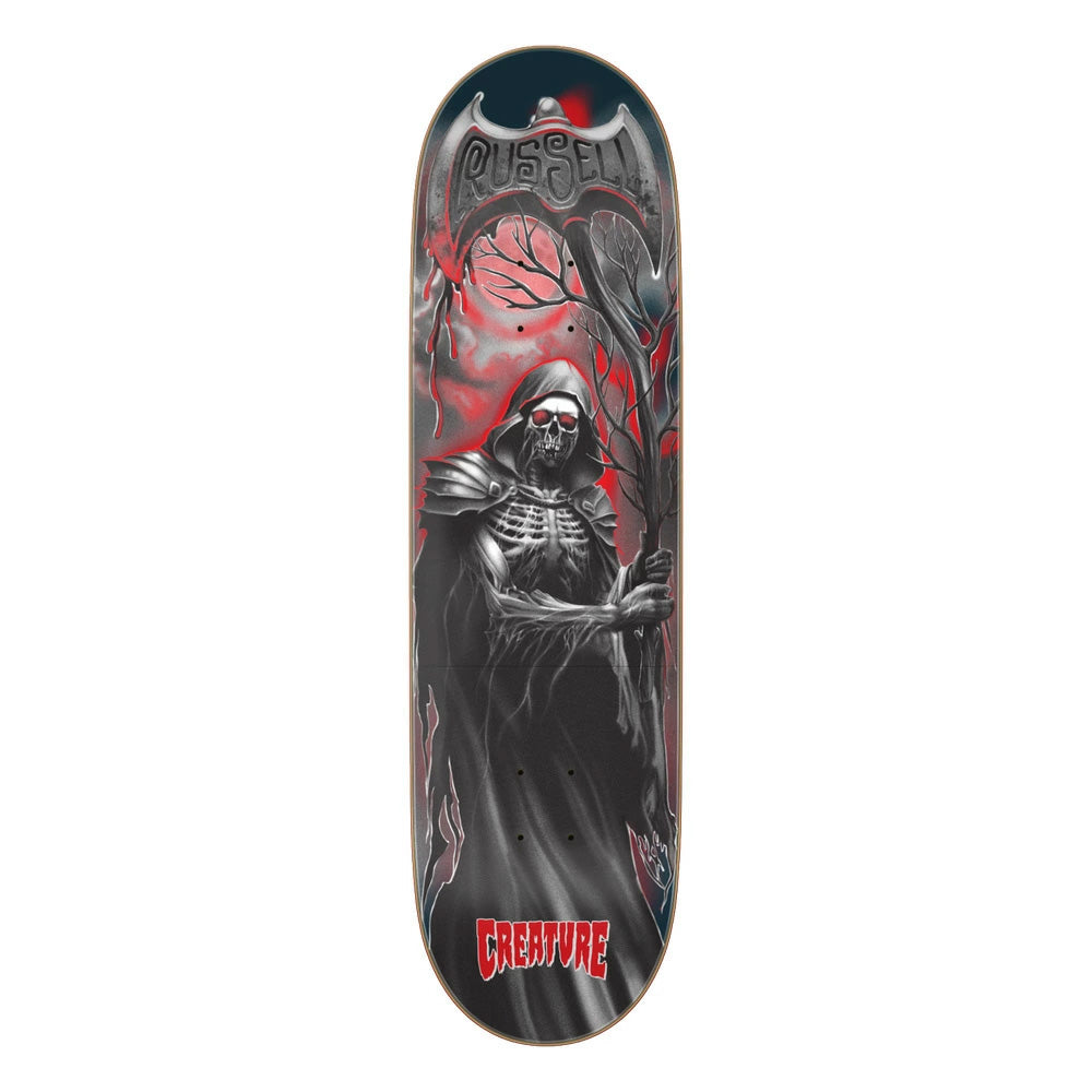 8.6in x 31.95in RUSSELL METAL XX PRO SKATEBOARD DECK