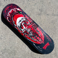 8.8in x 31.95in PROVOST METAL XX PRO SKATEBOARD DECK