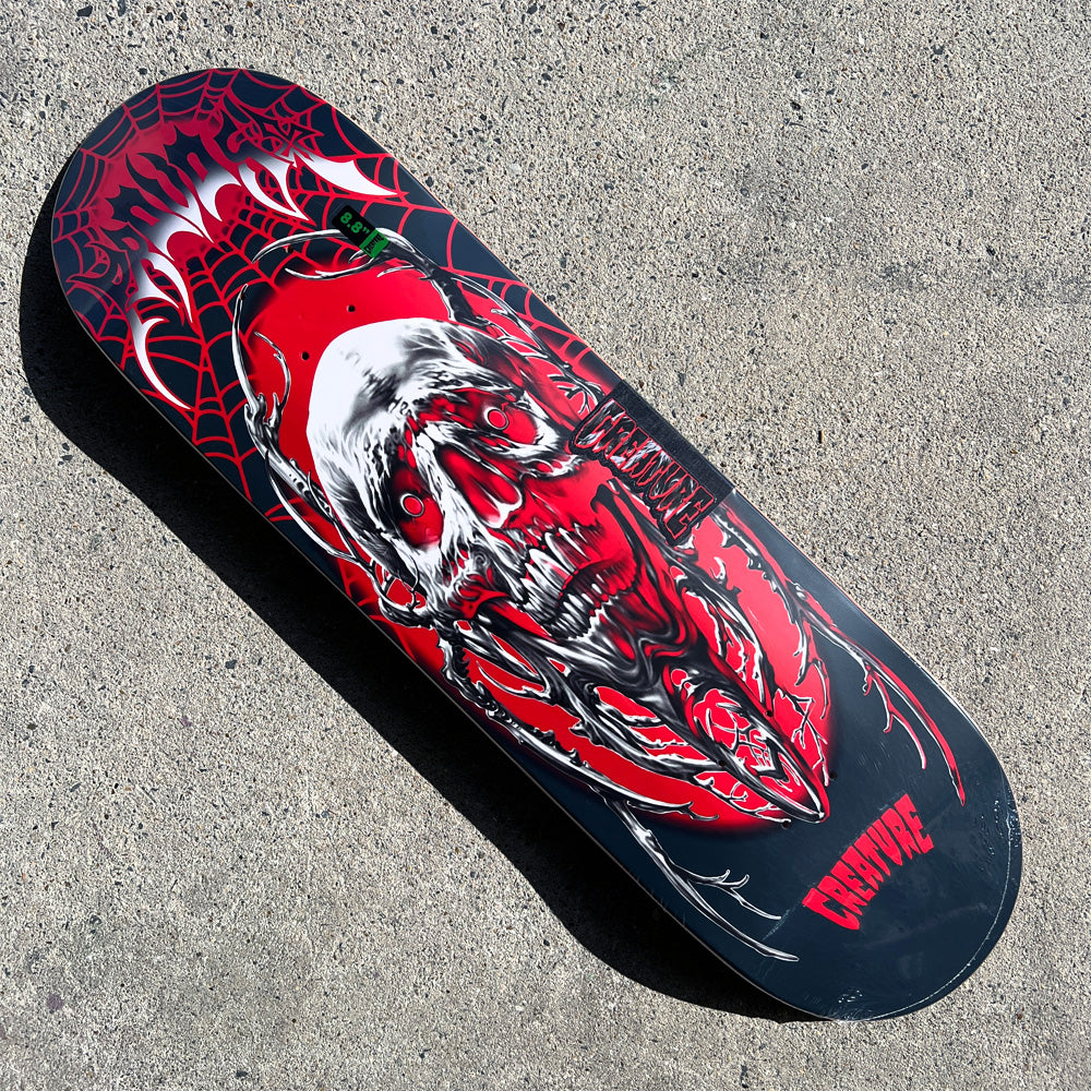 8.8in x 31.95in PROVOST METAL XX PRO SKATEBOARD DECK