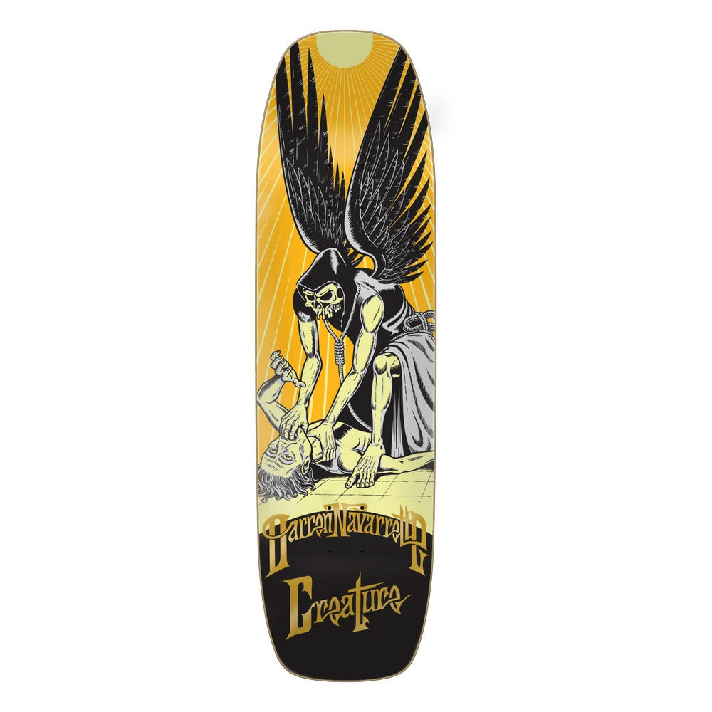 9.0in x 32.82in NAVARRETTE ANGEL OF DEATH XL PRO SKATEBOARD DECK
