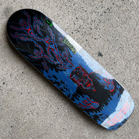 9.3in x 31.925in HELL SKATEBOARD DECK