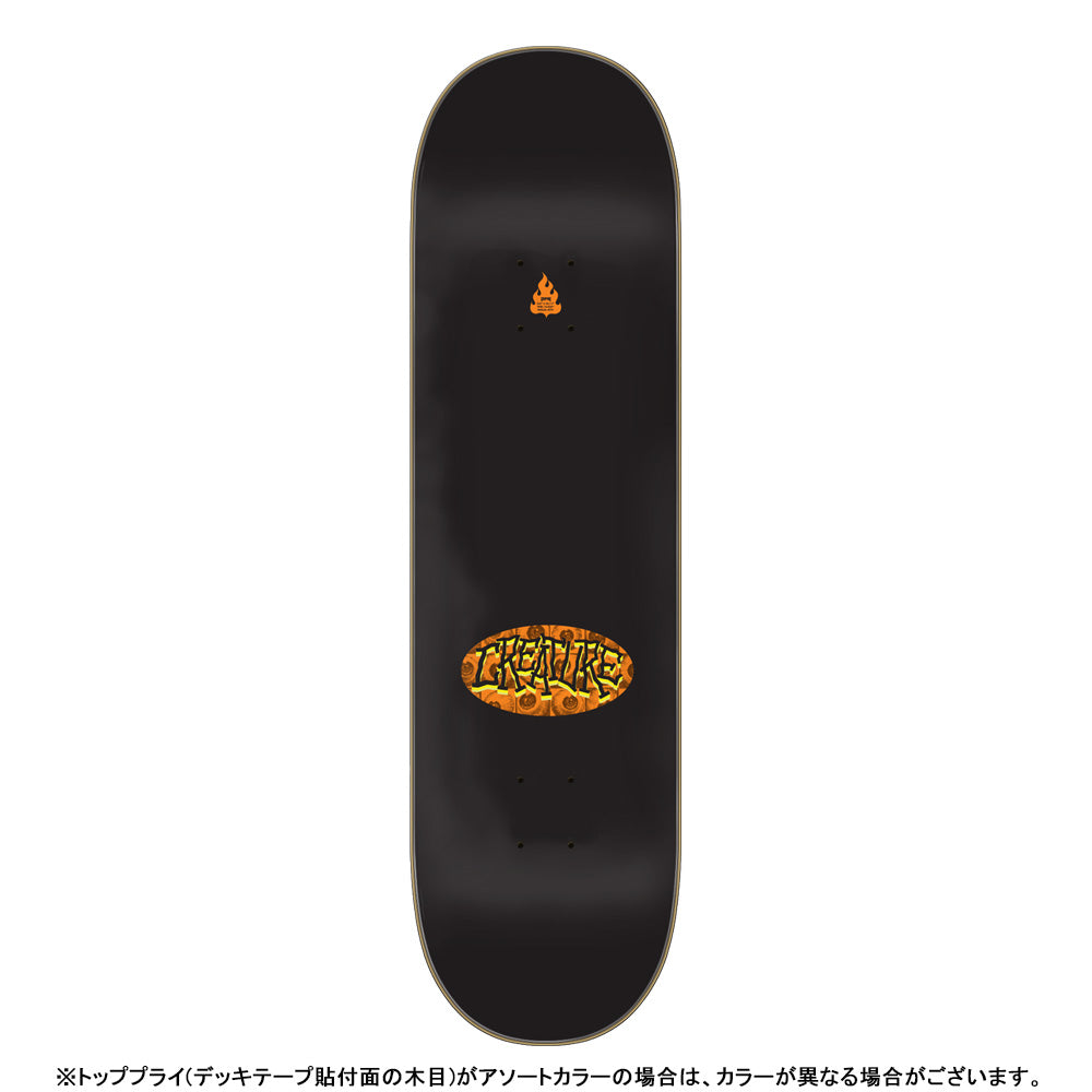 8.6in x 32.11in BAEKKEL CRASH AND BURN SKATEBOARD DECK