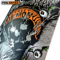 8.6in x 32.11in BAEKKEL CRASH AND BURN SKATEBOARD DECK