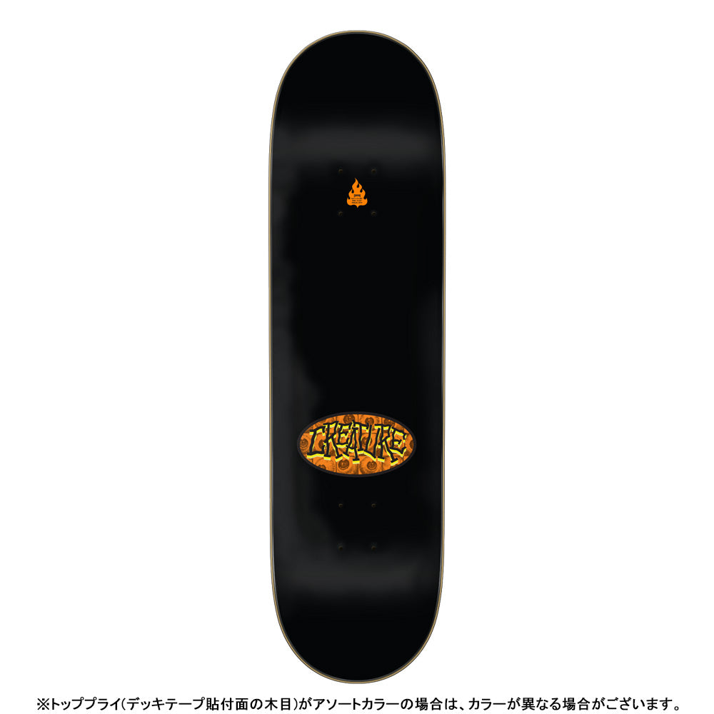 8.51in x 31.88in RUSSELL CRASH AND BURN PRO SKATEBOARD DECK