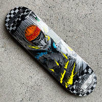 8.51in x 31.88in RUSSELL CRASH AND BURN PRO SKATEBOARD DECK