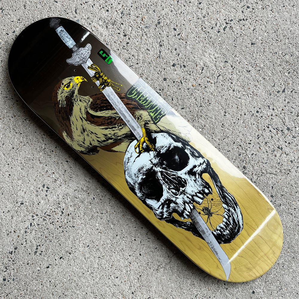 8.8in x 31.95in PROVOST BLADE PRO SKATEBOARD DECK