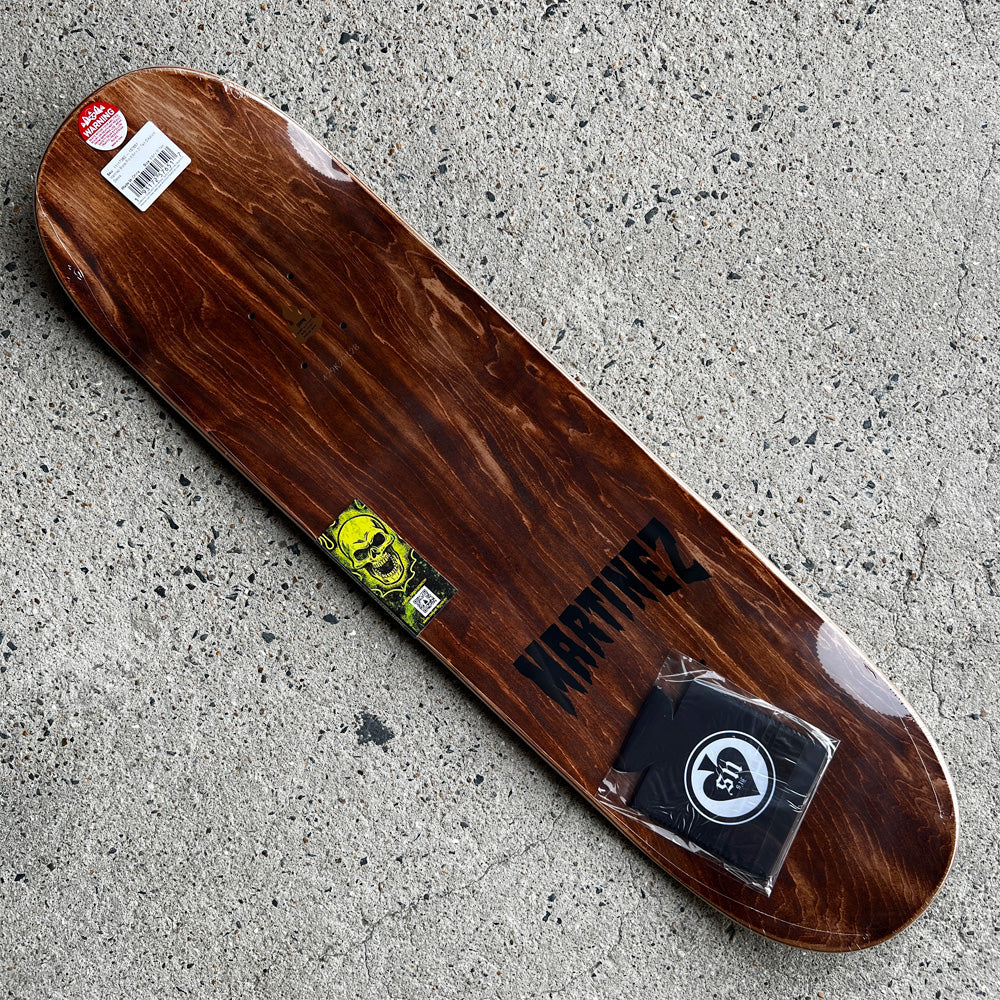 8.6in x 31.74in MARTINEZ BLADE PRO SKATEBOARD DECK