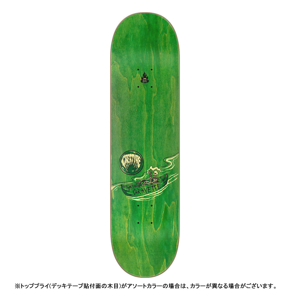 8.3in x 32.2in GRAVETTE CREASHIA PRO SKATEBOARD DECK