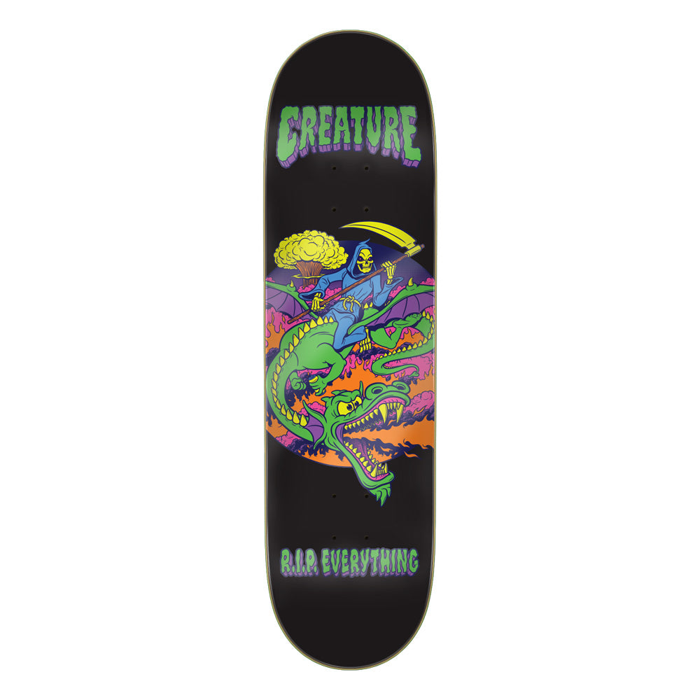 8.51in x 31.88in RIP EVERYTHING SM BIRCH SKATEBOARD DECK