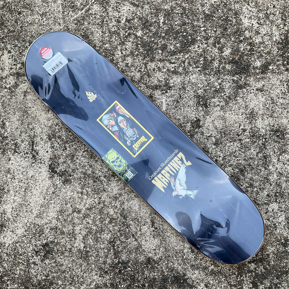 8.51in x 31.88in MARTINEZ ITS US WITCHES PRO SKATEBOARD DECK