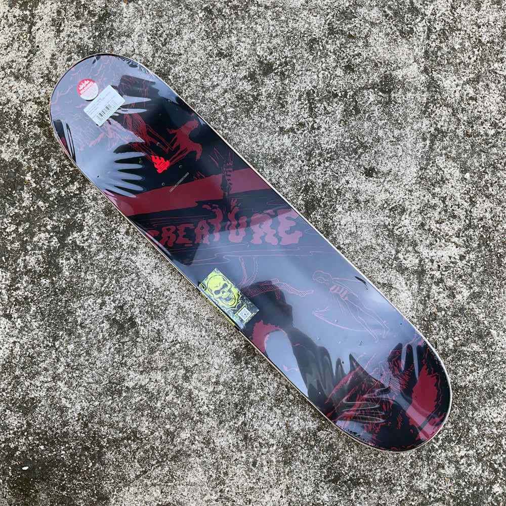 8.25in x 32.04in LOCKWOOD LOST TRAIL PRO SKATEBOARD DECK