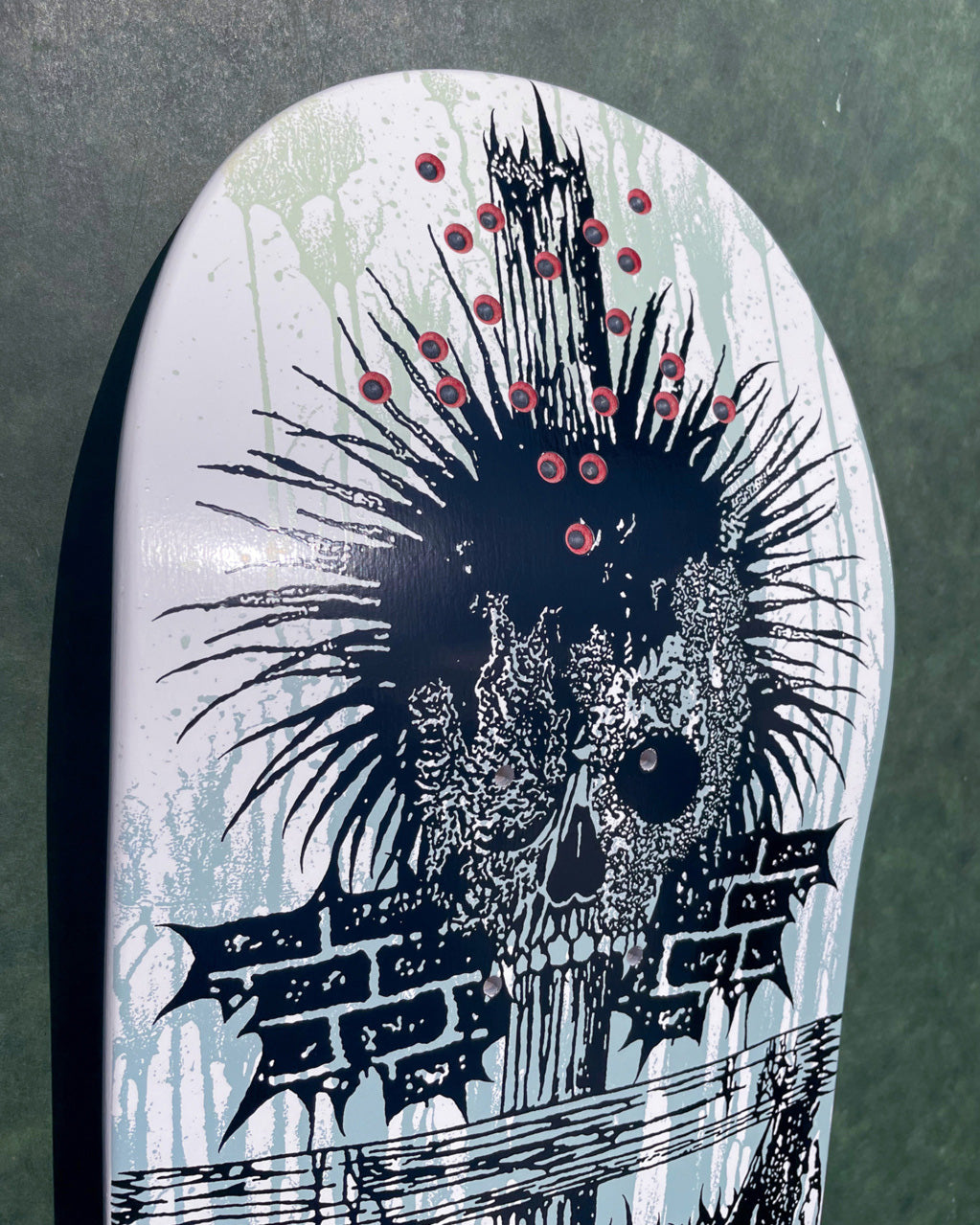 8.6in x 32.11in BAEKKEL BLK MTL PRO SKATEBOARD DECK