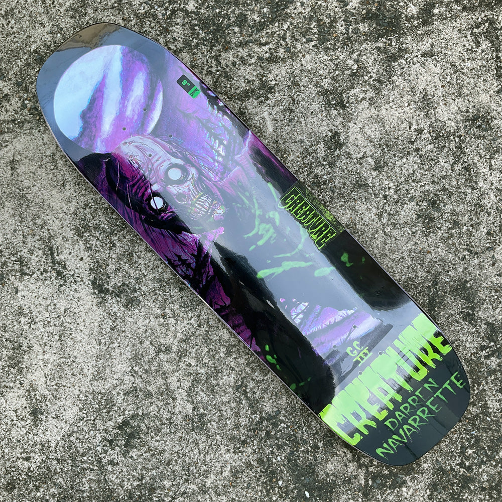 9.0in x 32.82in NAVARRETTE FEEDING TIME XX PRO SKATEBOARD DECK