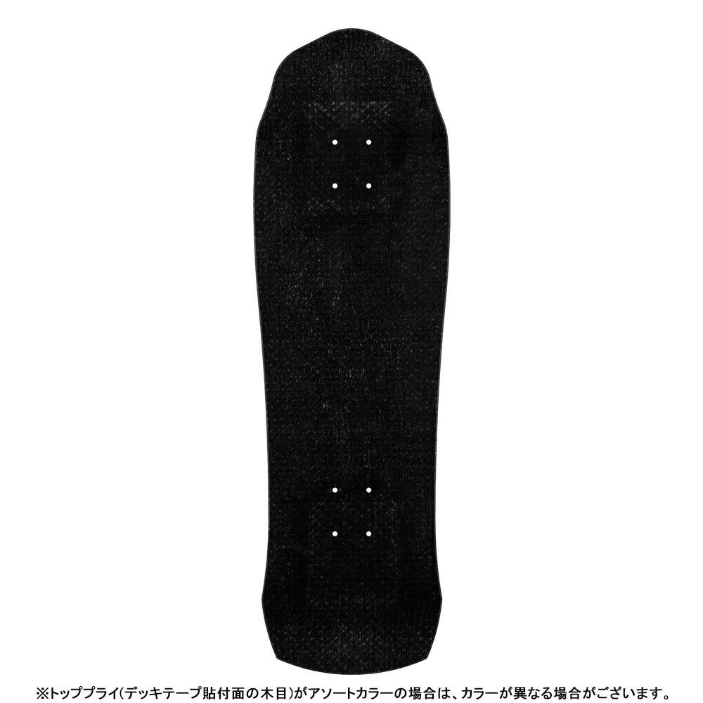 9.5in x 31.13in HIETT SKULL FLIGHT SKATEBOARD DECK SHAPE 310