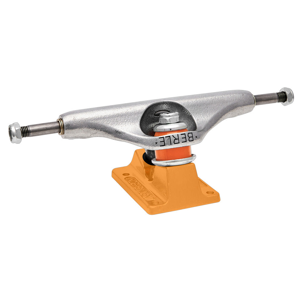 149 ELIJAH BERLE SKULL SILVER/ORANGE STANDARD PRO SKATEBOARD TRUCKS(STAGE11)