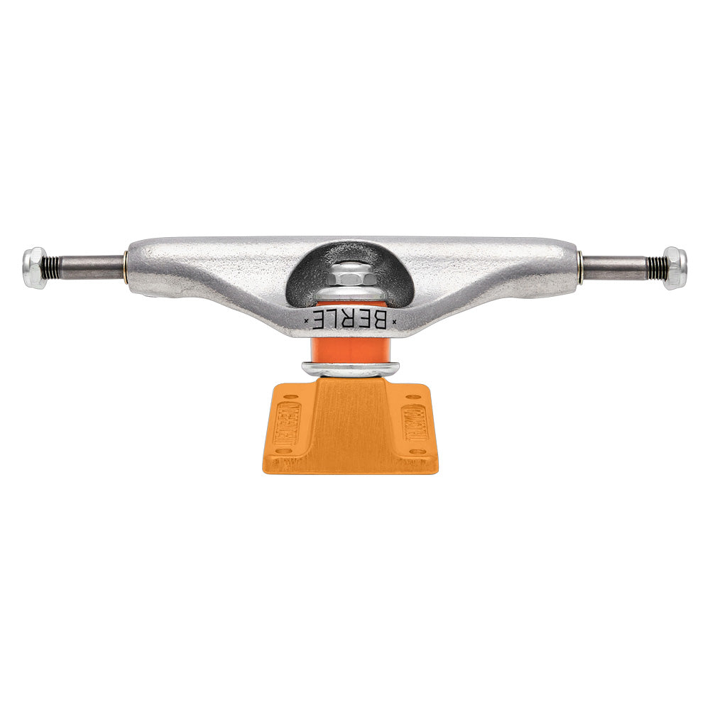 149 ELIJAH BERLE SKULL SILVER/ORANGE STANDARD PRO SKATEBOARD TRUCKS(STAGE11)
