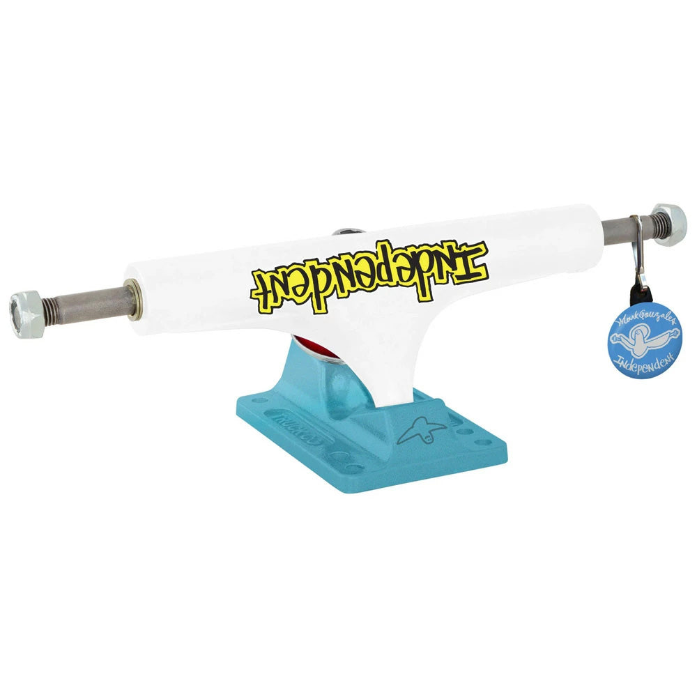 146 MARK GONZALES WHITE/BLUE STANDARD TRUCKS(STAGE4)