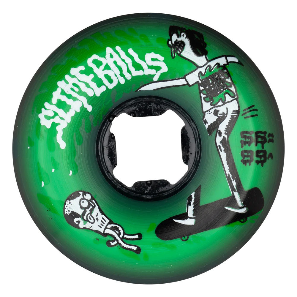 56mm JAY HOWELL SPEED BALLS GREEN 99A SKATEBOARD WHEELS – ハスコ