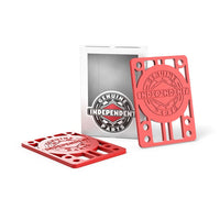 GENUINE PARTS 1/8" RISERS RED