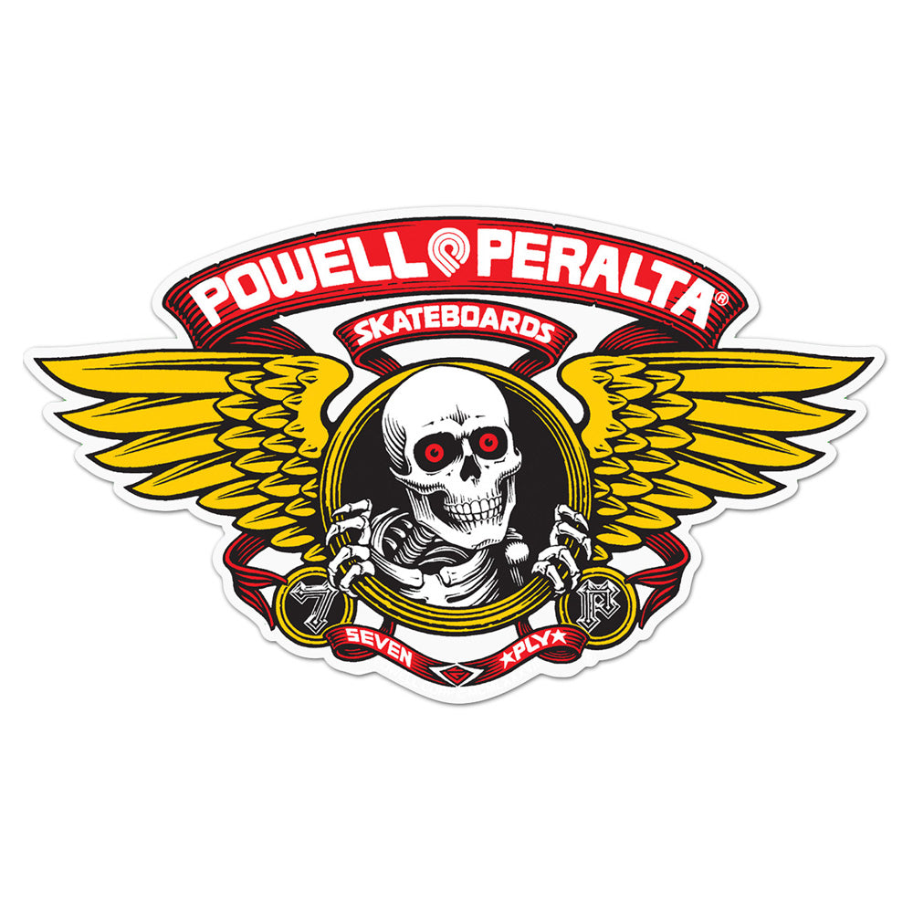 12in WINGED RIPPER DIE-CUT RED RAMP STICKER