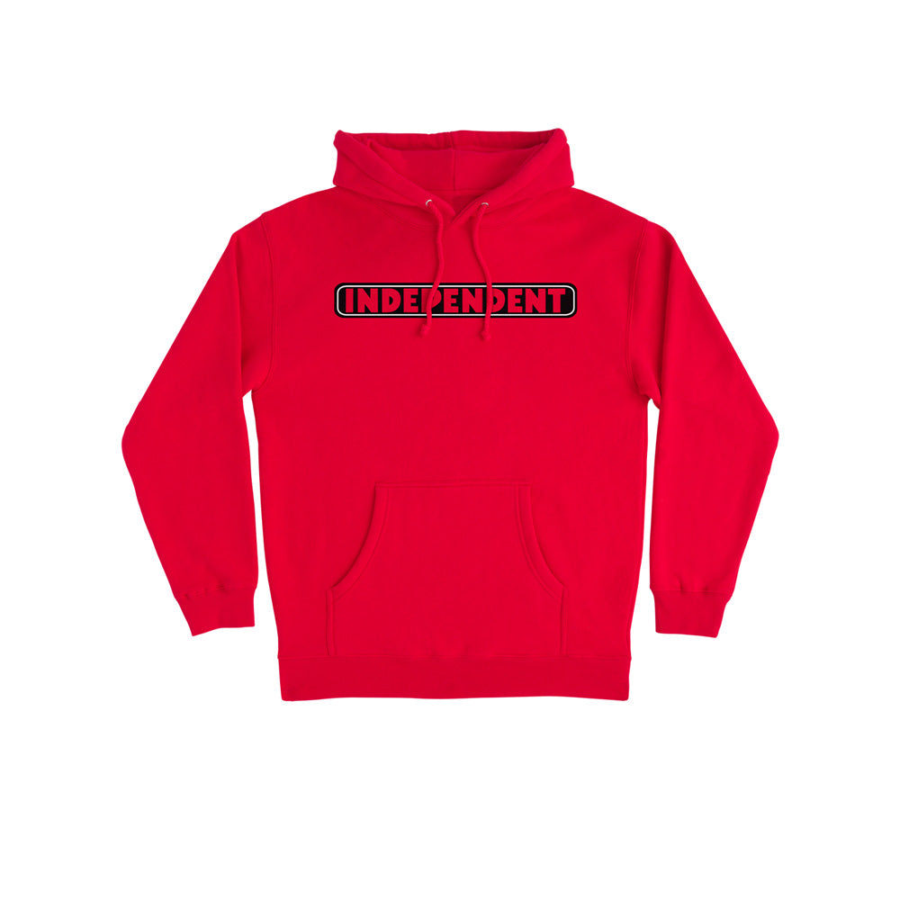 BAR LOGO P/O HOODED HEAVYWEIGHT SWEATSHIRT