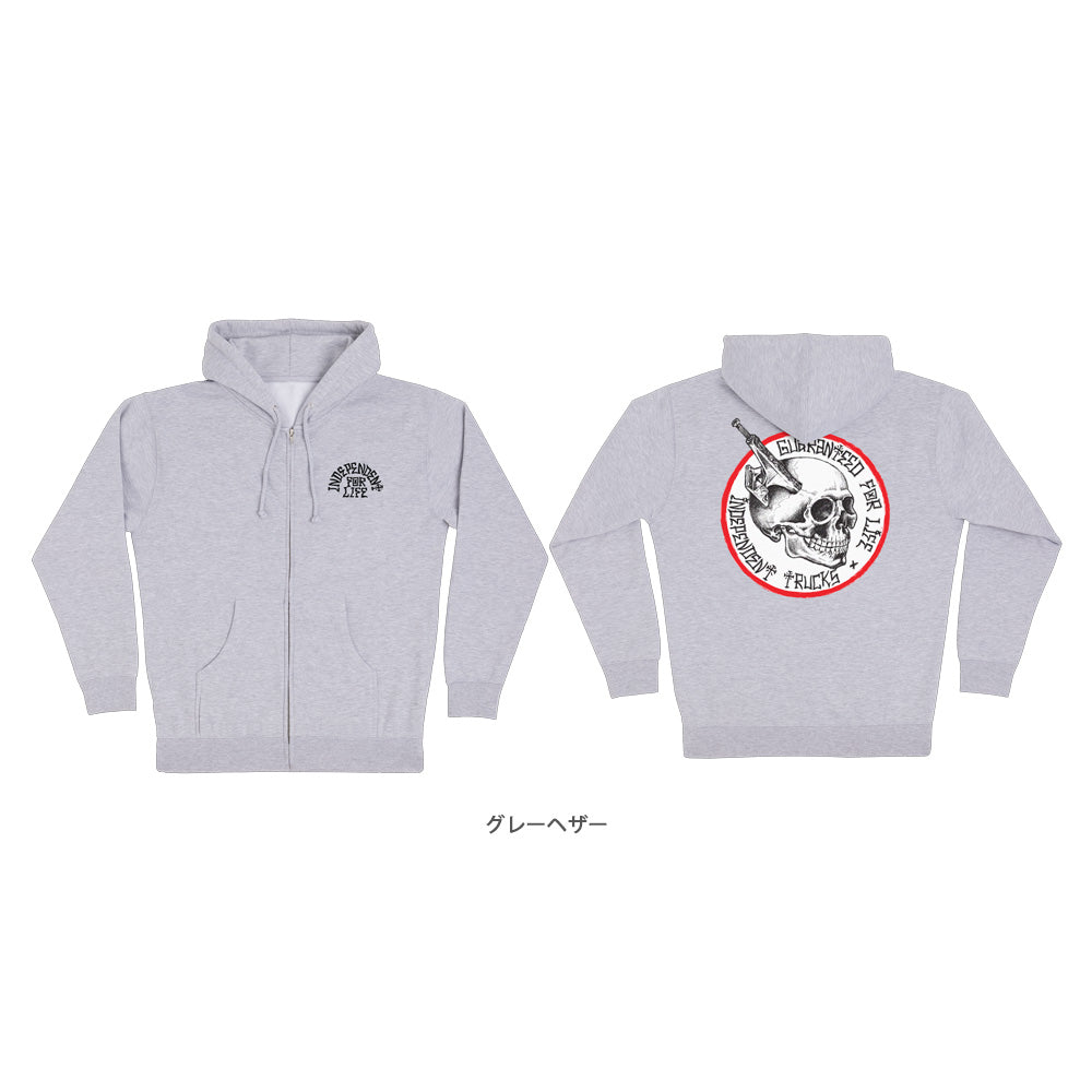 TRUCK HEAD ZIP HOODED SWEATSHIRT