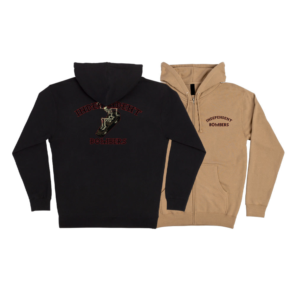 BOMBERS ZIP HOODED SWEATSHIRT