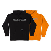 BAR LOGO REFLECTIVE P/O HOODED SWEATSHIRT