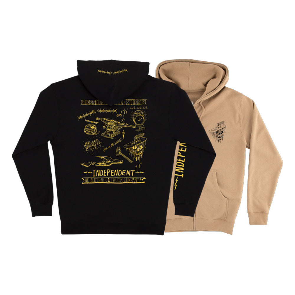 BRATRUD NOTEBOOK ZIP HOODED SWEATSHIRT