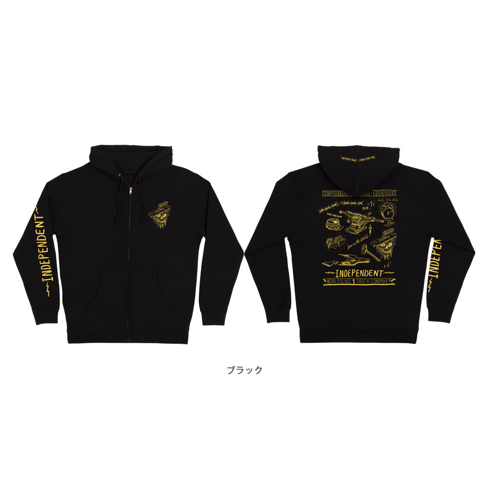 BRATRUD NOTEBOOK ZIP HOODED SWEATSHIRT