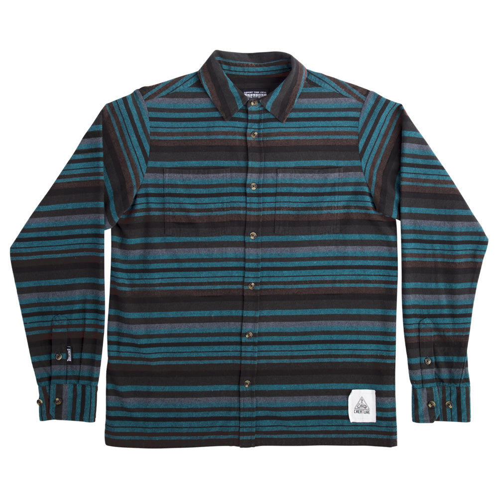 TAKE WARNING L/S FLANNEL TOP