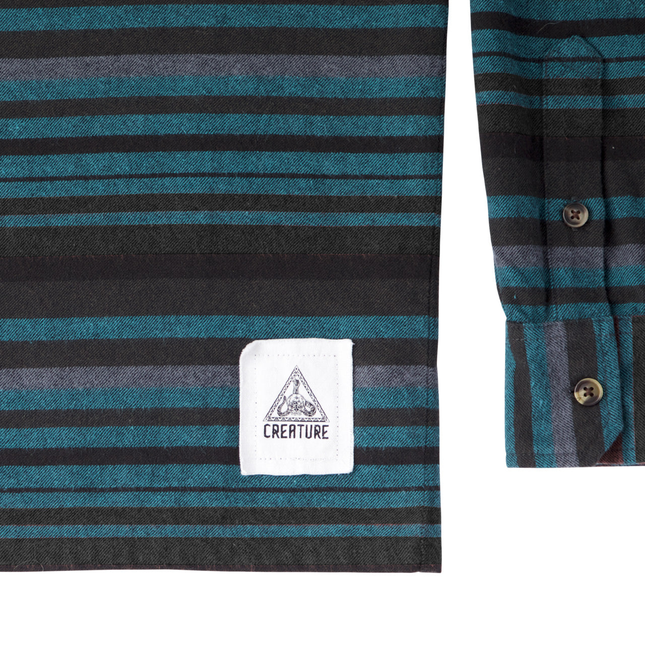 TAKE WARNING L/S FLANNEL TOP