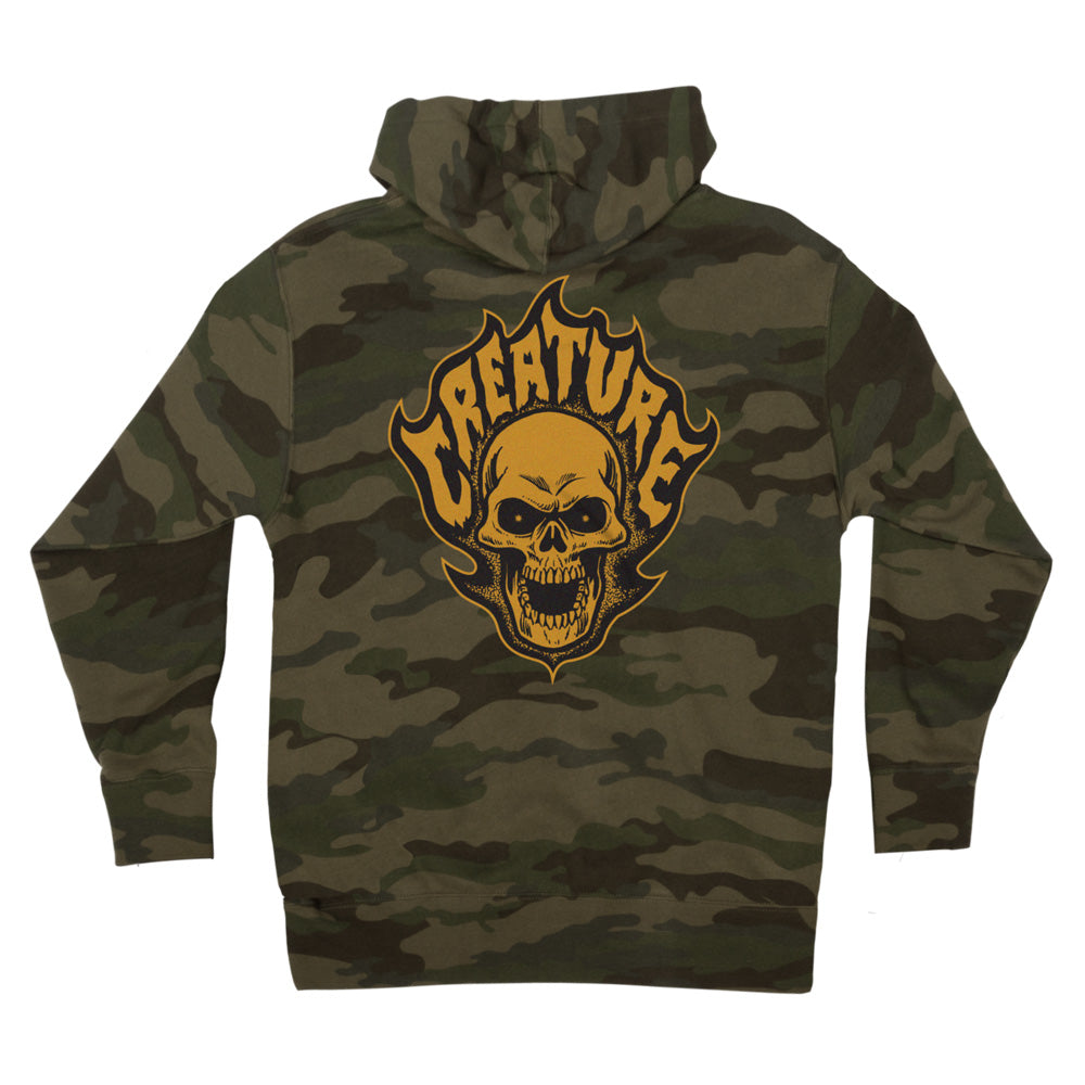 BONEHEAD FLAME P/O HOODED SWEATSHIRT