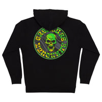BURNOUTZ PATCH ZIP HOODED SWEATSHIRT