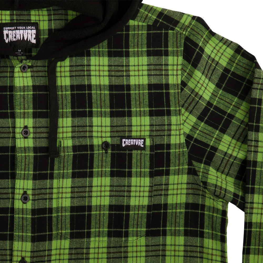 BAT RELIC L/S FLANNEL TOP