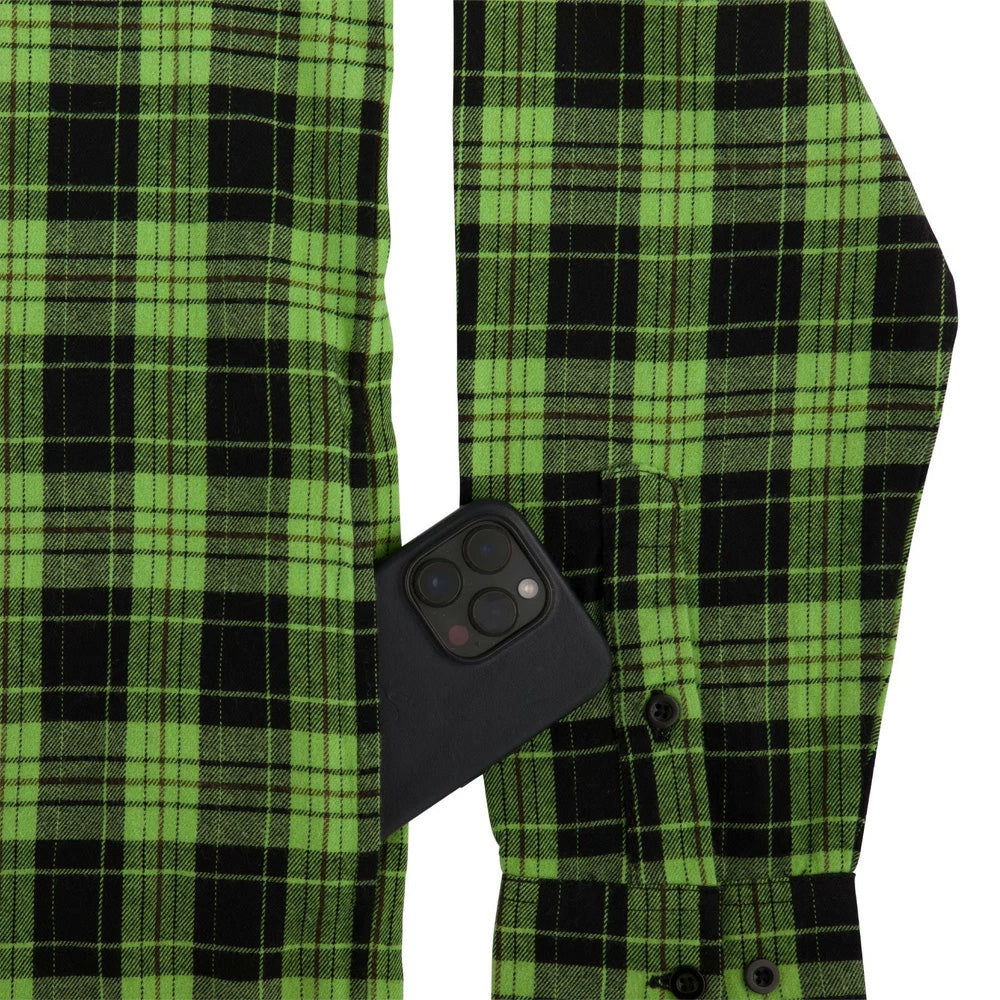 BAT RELIC L/S FLANNEL TOP