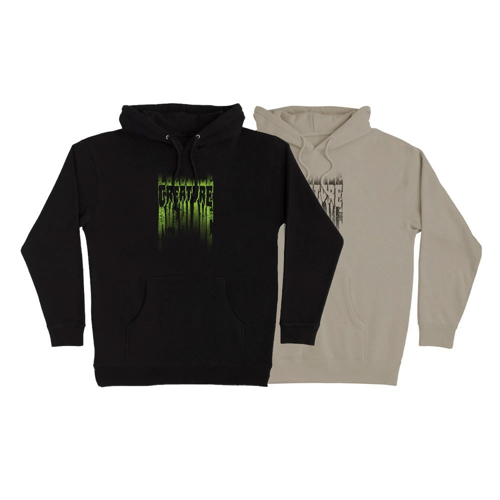 TATTERED P/O HOODED SWEATSHIRT