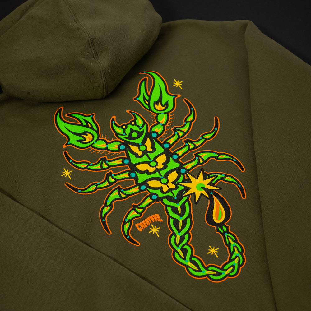 DEADLY SANDS ZIP HOODED SWEATSHIRT