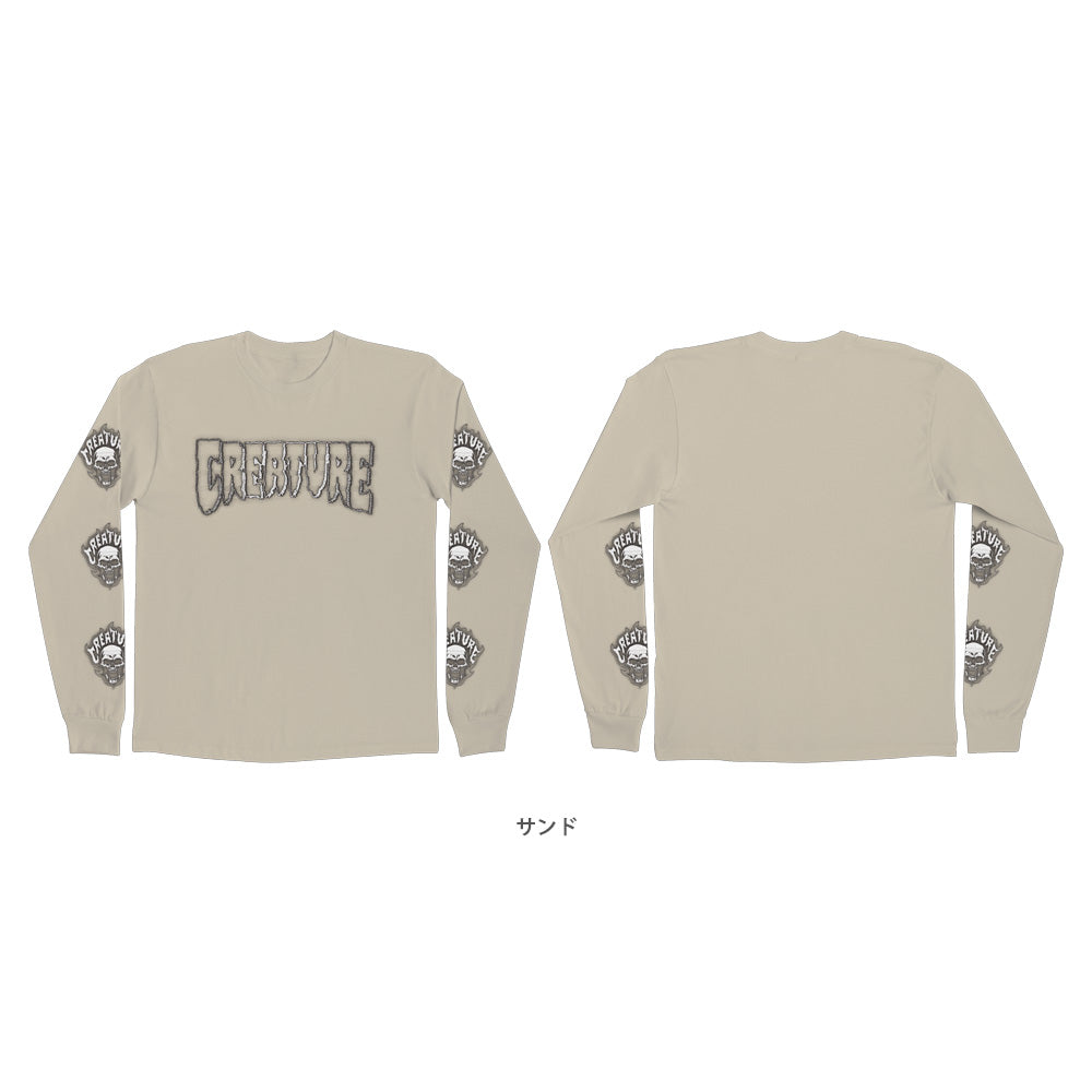BONEHEAD GLITCH L/S REGULAR T-SHIRT