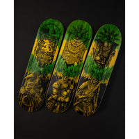 8.3in x 32.2in GRAVETTE MESSENGER VX PRO SKATEBOARD DECK