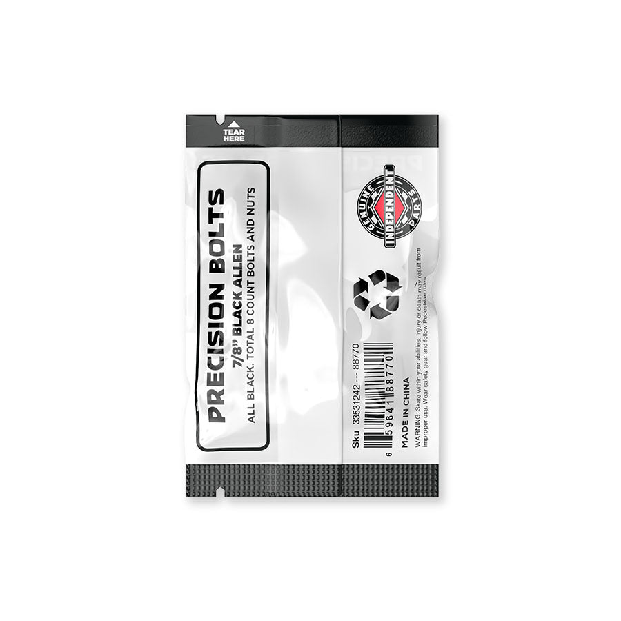 7/8inch GENUINE PARTS ALLEN HARDWARE PKS/8 BLACK