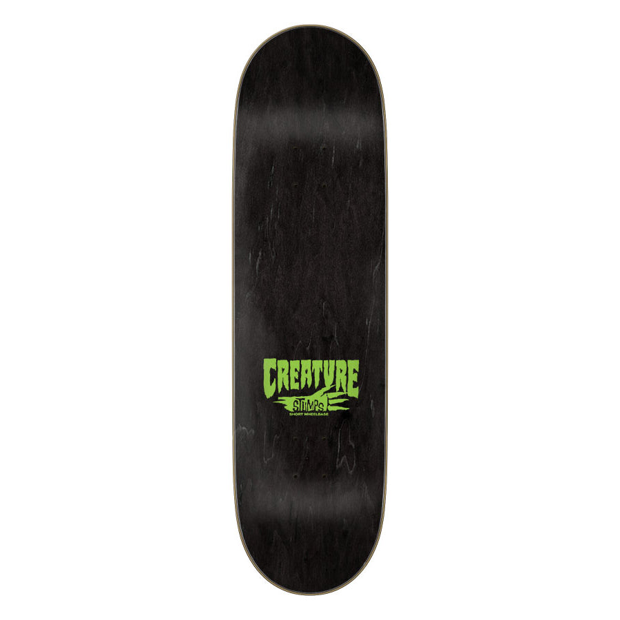 8.6in x 31.95in LOGO OUTLINE STUMPS SKATEBOARD DECK