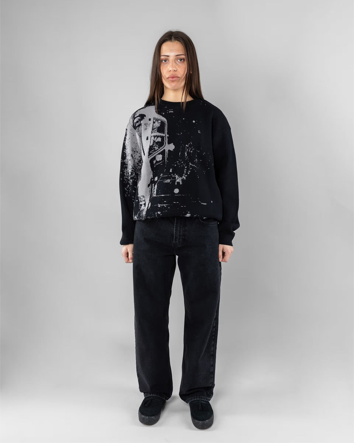 Jacquard Knit Sweater 25SS